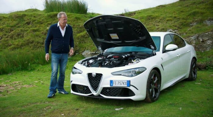 Jeremy Clarkson Alfa Romeo Giulia Quadrifoglio