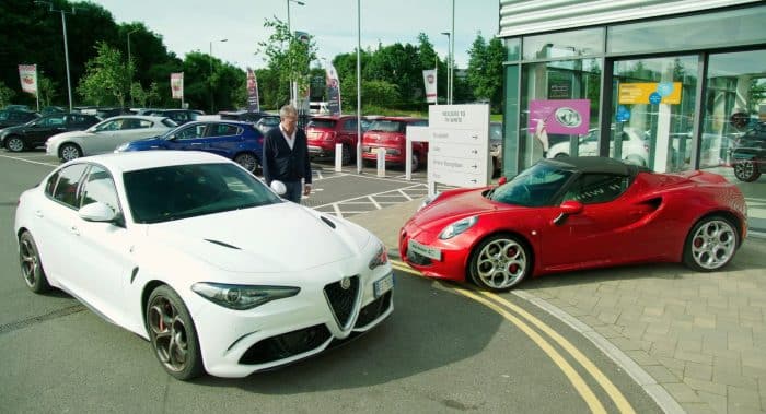 Jeremy Clarkson Alfa Romeo Giulia Quadrifoglio