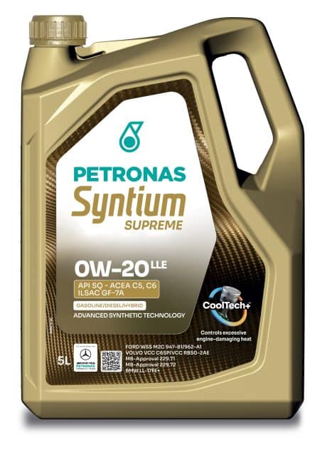 PETRONAS Syntium Supreme 0w20 5L product image 460x656