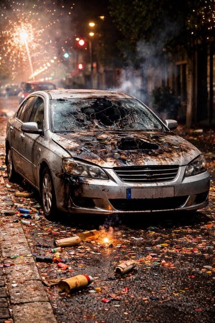 Capodanno, quanto mi costi? Danni auto alle stelle 4 Capodanno, quanto mi costi? Danni auto alle stelle