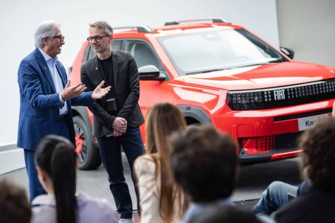 Giorgetto Giugiaro, GFG Style Chairman - Francois Leboine, Fiat Head of Design (1)