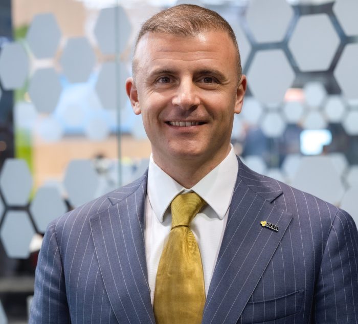 Sicurezza stradale, Avatar SMA: l’attenuatore d’urto che salva vite 3 Roberto Impero Ceo SMA e1773130043253 700x633