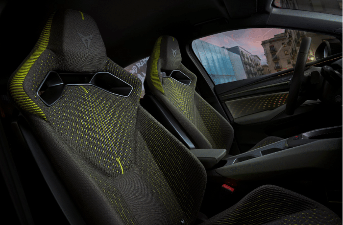 Cupra Raval, prezzo e caratteristiche della citycar elettrica e dinamica 7 Raval 3D Knitting 700x460