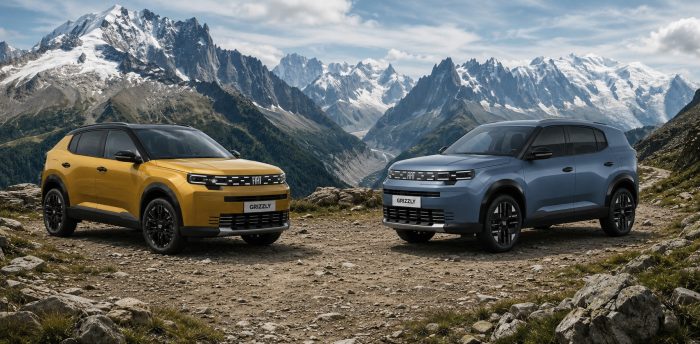 Fiat Grizzly debutta con 7 posti e motori ibridi o elettrici 4 Fiat Grizzly 2026