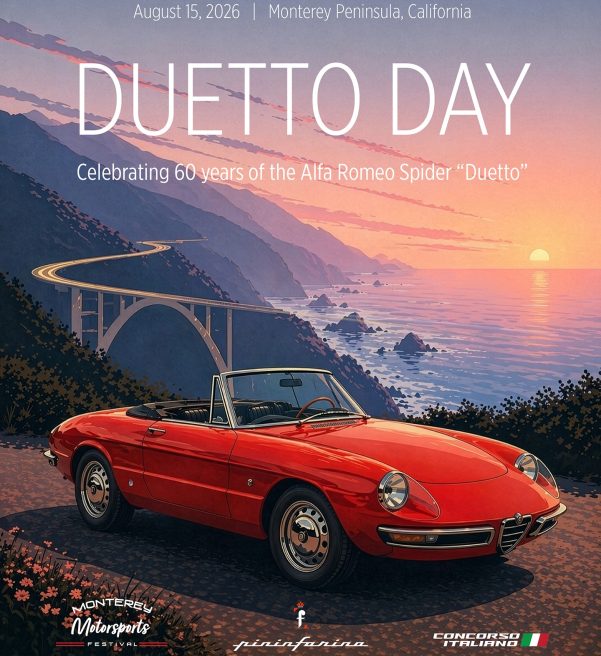 Duetto Day, Pininfarina celebra a Monterey i 60 anni della formidabile Alfa Romeo Spider 3 Pininfarina Alfa Romeo Duetto Day