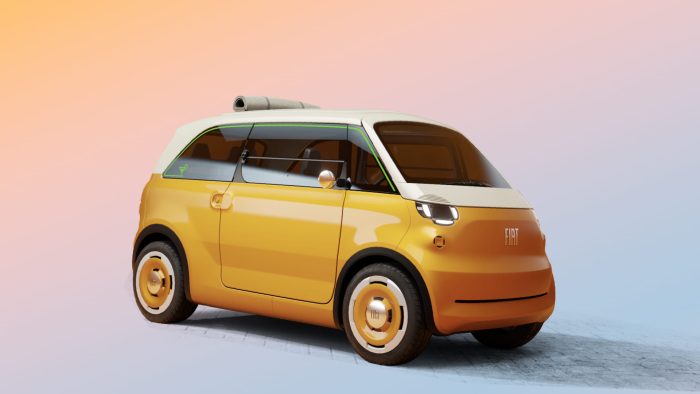 Fiat Multiplina, la microcar elettrica a 4 posti arriverà nel 2028 2 Fiat Multiplina Concept