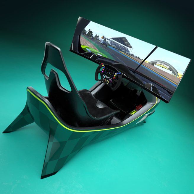 Il simulatore AMR-C01-R celebra la Aston Martin Valkyrie di Le Mans 3 Il simulatore AMR C01 R celebra la Aston Martin Valkyrie di Le Mans 4. AMR C01 R Hypercar Edition Display 656x656