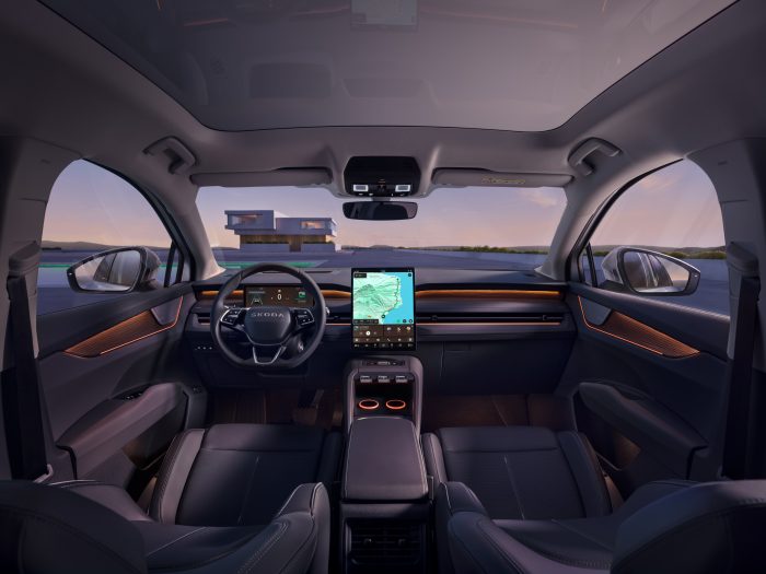 I segreti di Skoda Peaq, ammiraglia elettrica da 7 posti e 610 km di autonomia 4 Skoda Peaq 2026 foto ufficiali 26 700x525