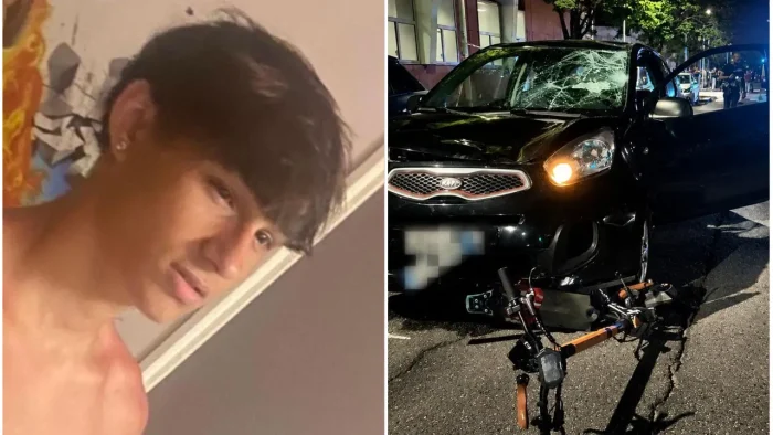 La morte di Eros Gagliardi nell’incidente in monopattino. 