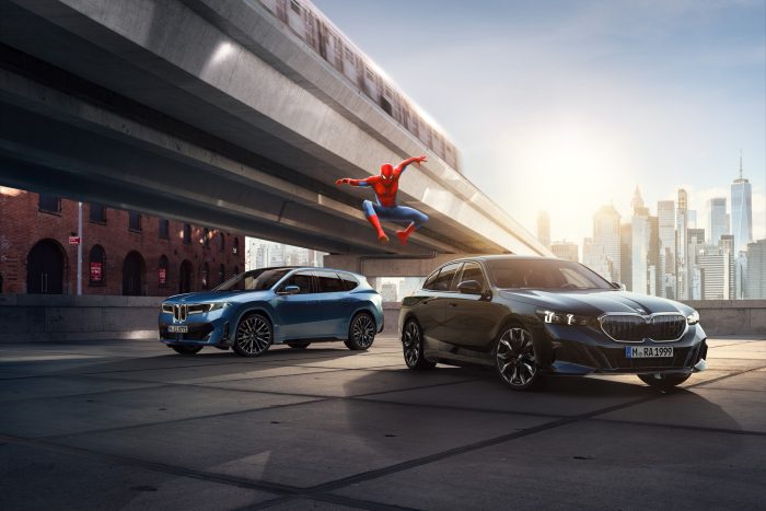 BMW iX3 e Spider Man Brand New Day stella elettrica al cinema 3 700x467