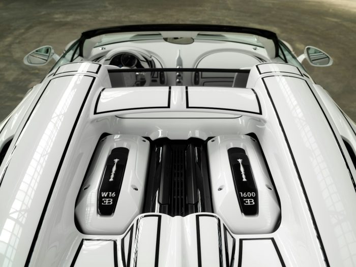 Bugatti W16 Mistral Blanc Eternel, capolavoro unico 4 Bugatti W16 Mistral Blanc Eternel 16 700x525