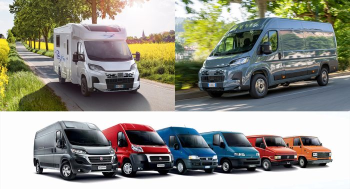 Fiat Ducato compie 45 anni, storia di un fenomeno italiano