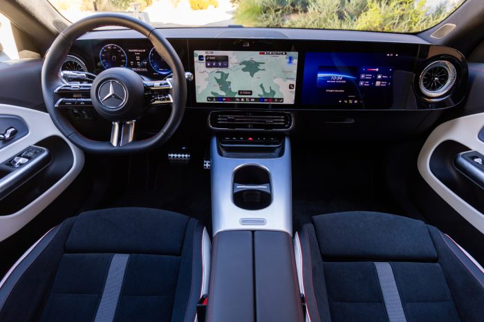 Mercedes GLB e CLA Shooting Brake le ibride dal formidabile consumo alla prova su strada 44 700x467