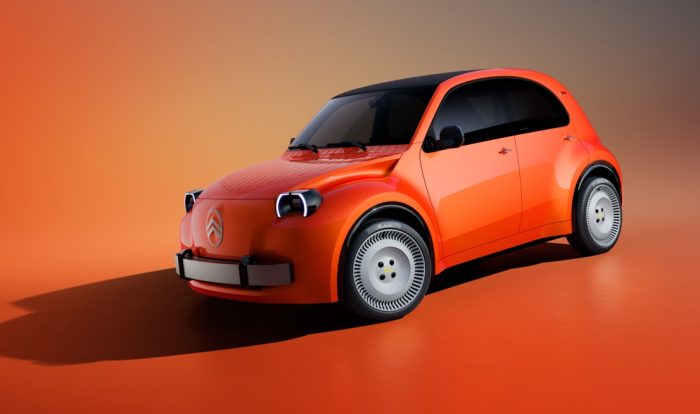 Un gran Mondial de l'Auto, Stellantis guida il riscatto europeo con 6 concept rivoluzionari 4 Citroen 2 CV Concept, torna la due cavalli, elettrica e a un prezzo speciale