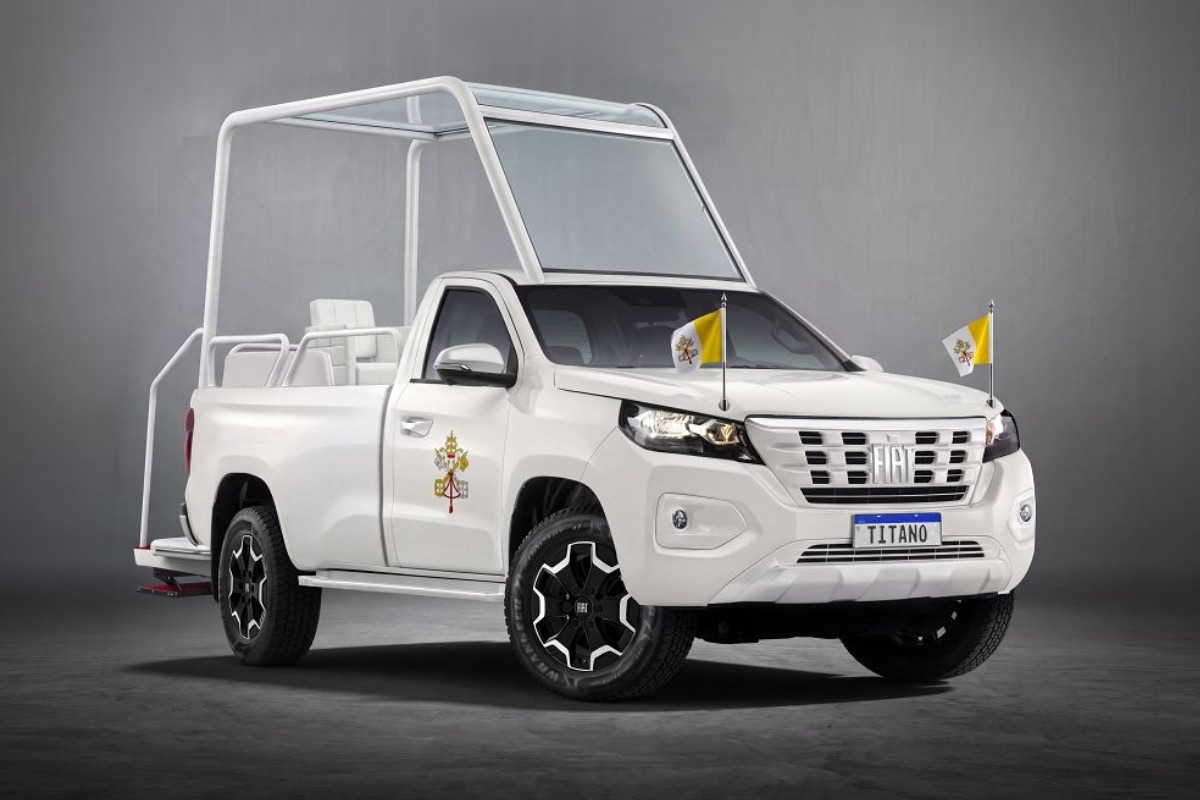 Leon Da Fiat Titano, ecco la nuova papamobile per Leone XIV in Uruguay
