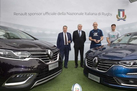 Renault sponsor della Federazione Italiana Rugby